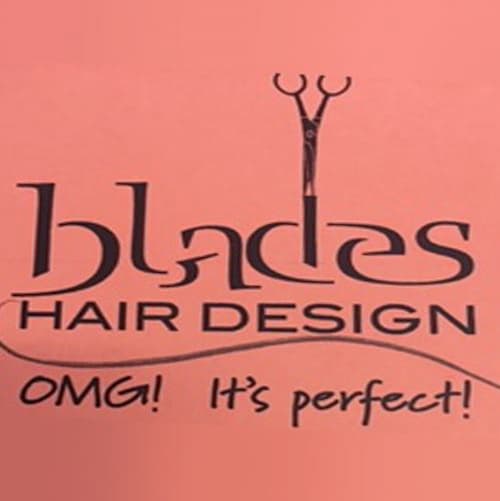 Blades Hair design logo